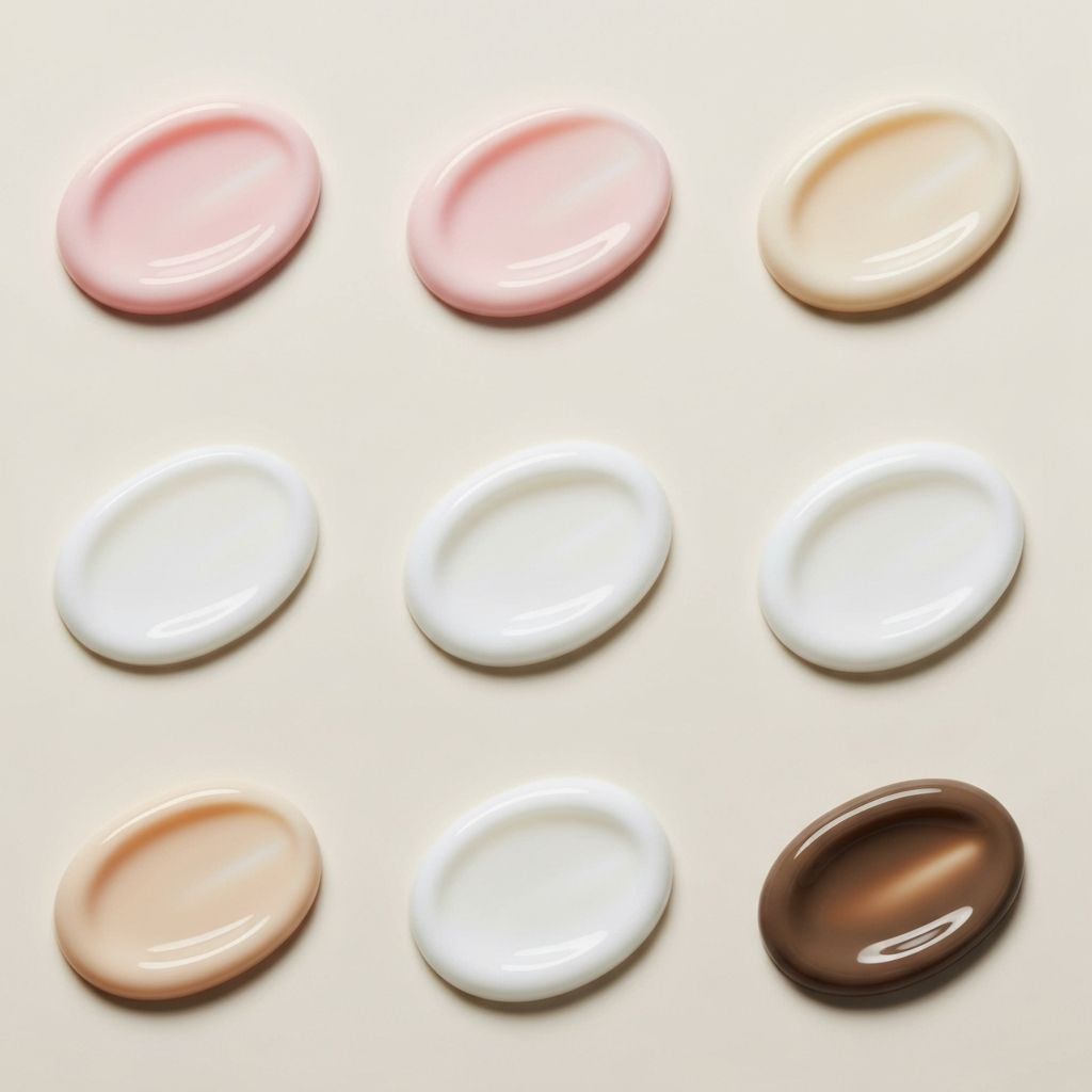 Texturas de cremas faciales